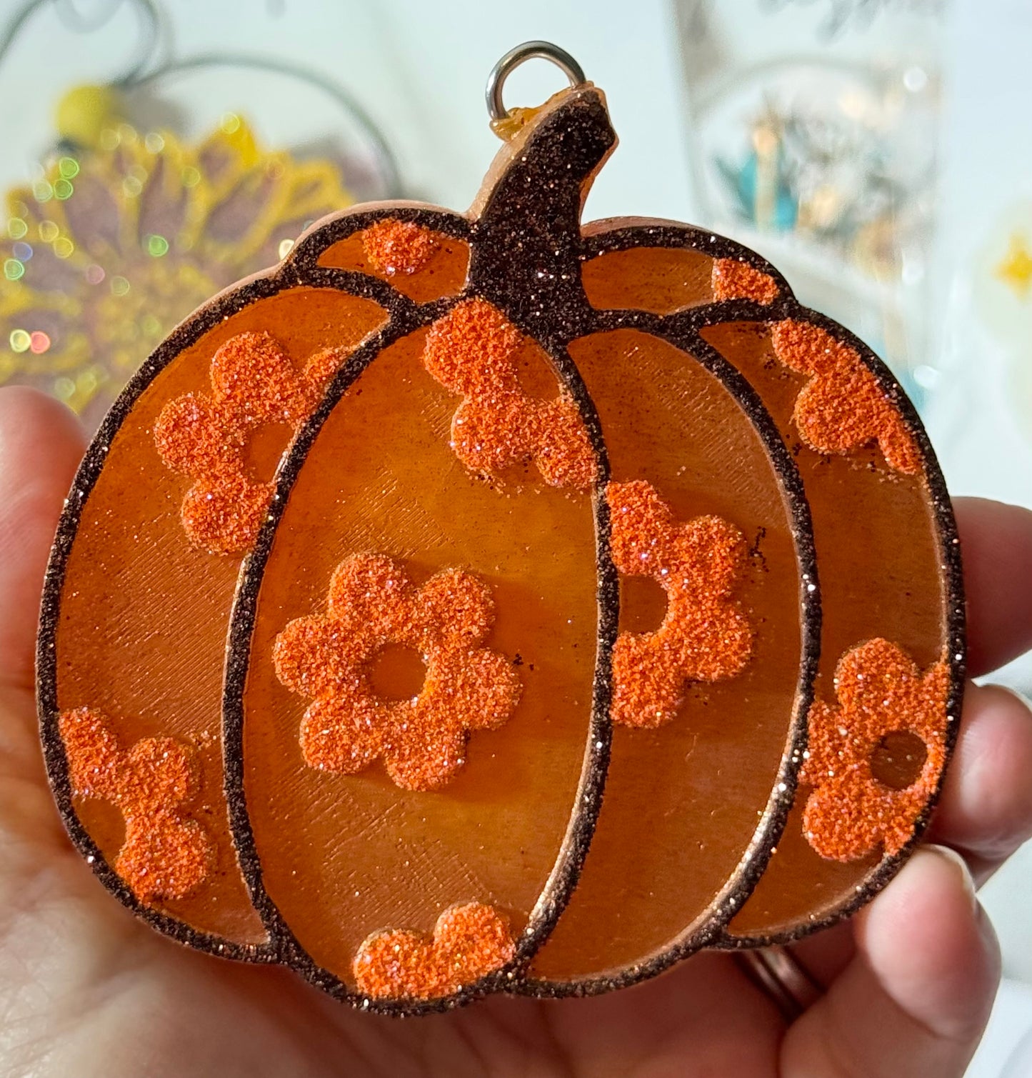 FLORAL PUMPKIN