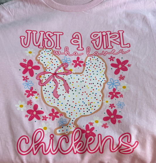 JUST A GIRL.. CHICKENS IN-STOCK
